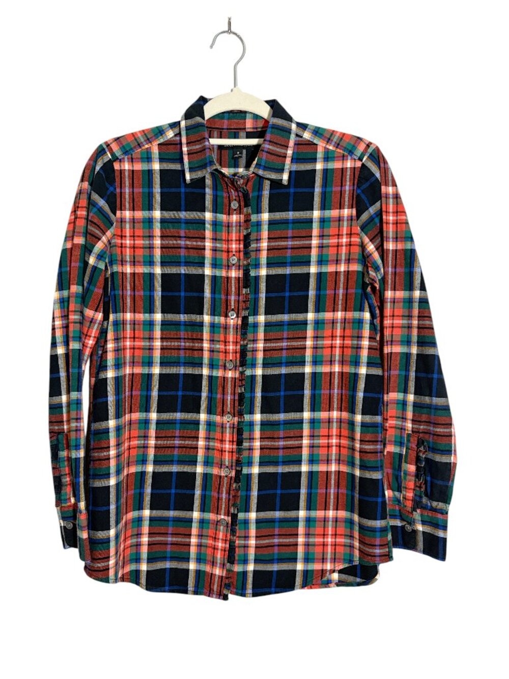 Banana Republic Tartan Plaid Long Sleeve Button Down Shirt - Size S
